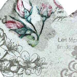 Gancho para colgar en la puerta, perchero vintage, percheros únicos, decoración floral vintage, percheros estilo shabby chic, percheros bonitos imagen 9
