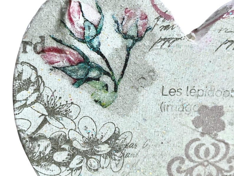 Gancho para colgar en la puerta, perchero vintage, percheros únicos, decoración floral vintage, percheros estilo shabby chic, percheros bonitos imagen 9