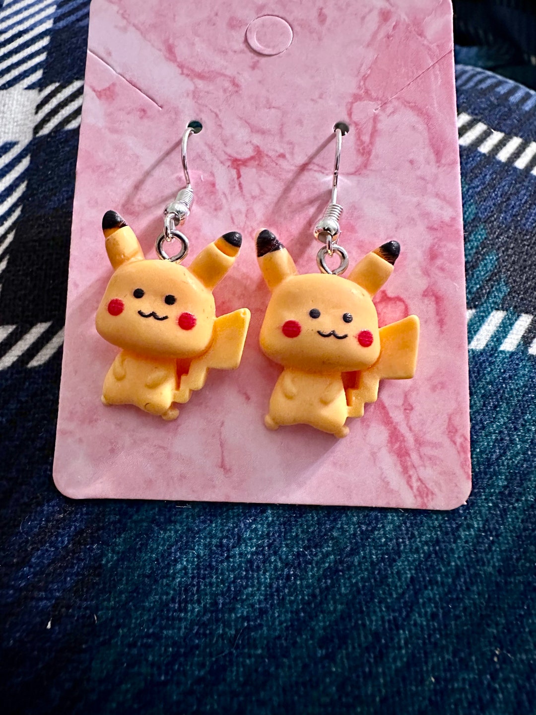 Togepi Bulbasaur Pikachu Poke Ball Earrings Red White Black Etsy