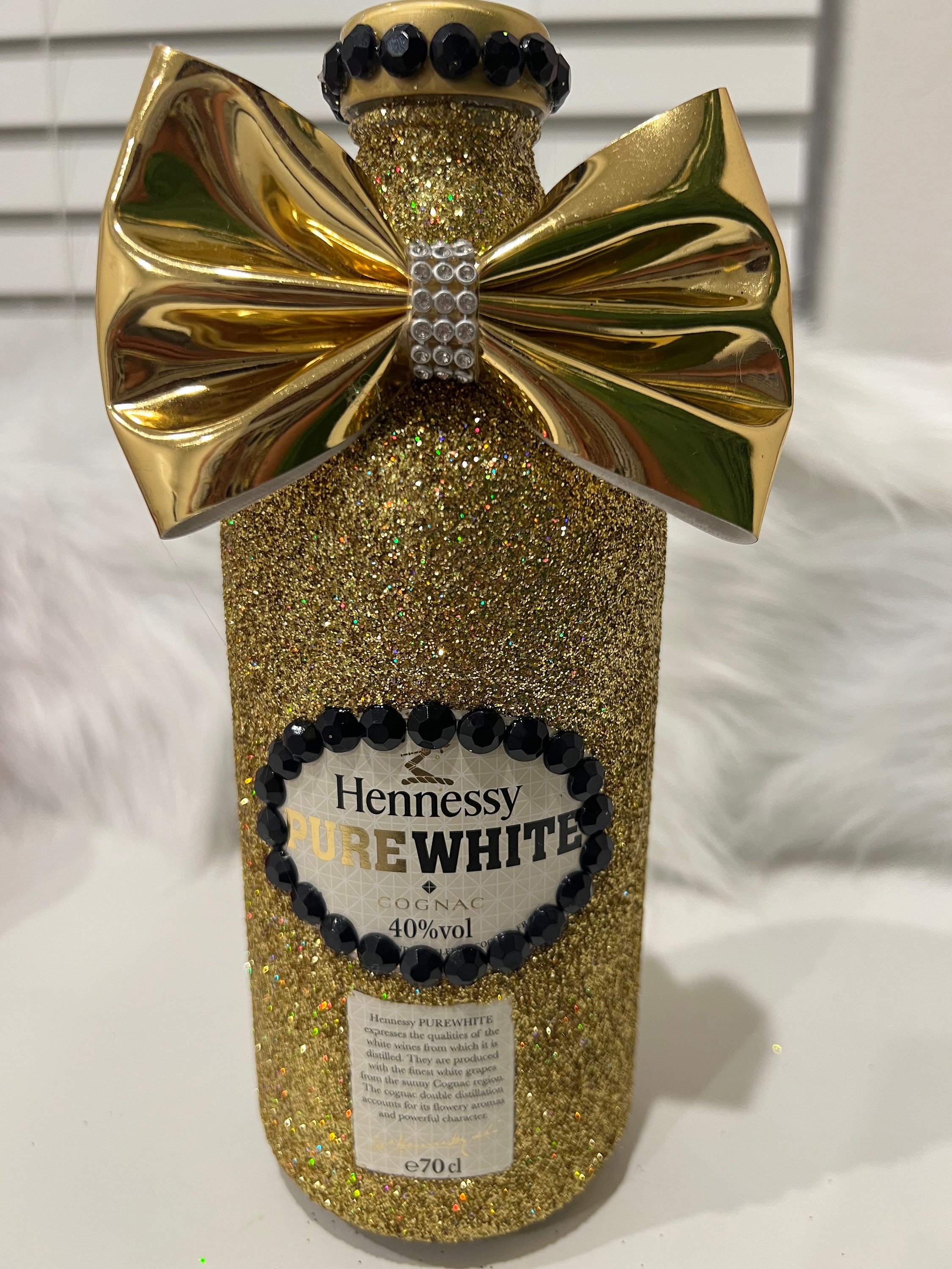 Gold Glitter Liquor Bottle Etsy