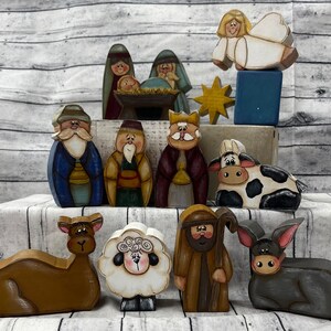 nativity set digital download pattern