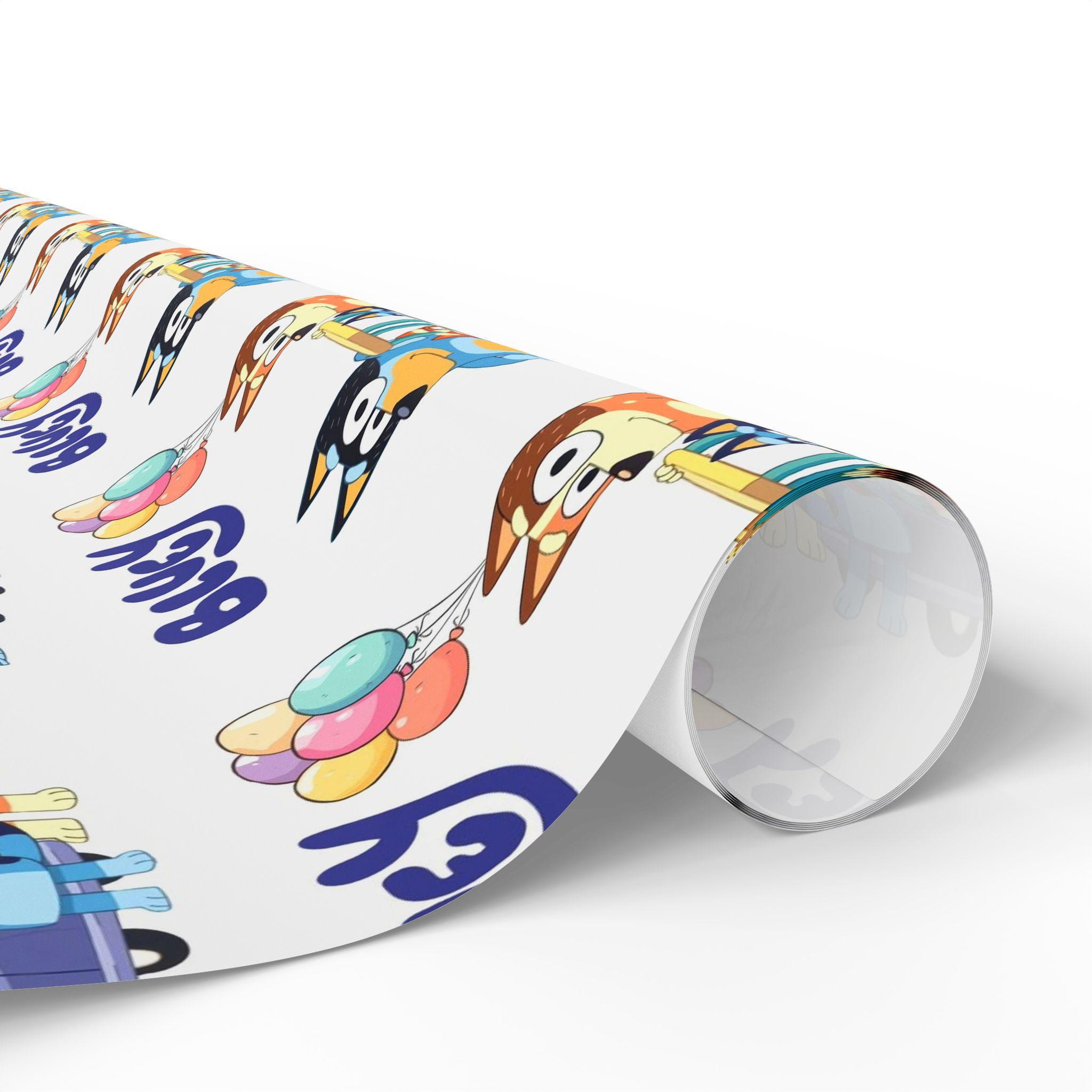 Gift Wrap, Bluey Birthday Wrapping Paper, Gift Packaging, Party Supplies, Present Decoration, Celebration Paper