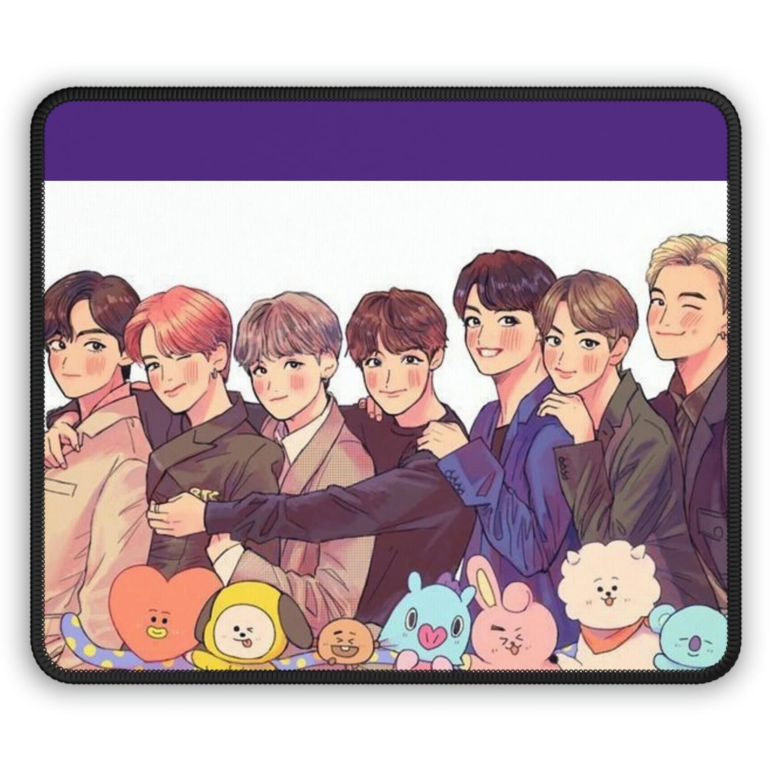 Bts Gaming Mouse Pad Bts Mouse Pad Bt21 Mouse Mat Bts Mouse Bt21 Line