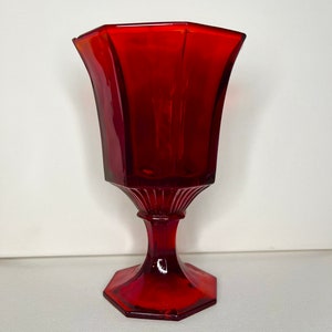 Vintage Red Goblet