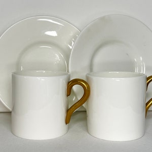 Vintage Coalport Bone China Espresso Cups and Saucers