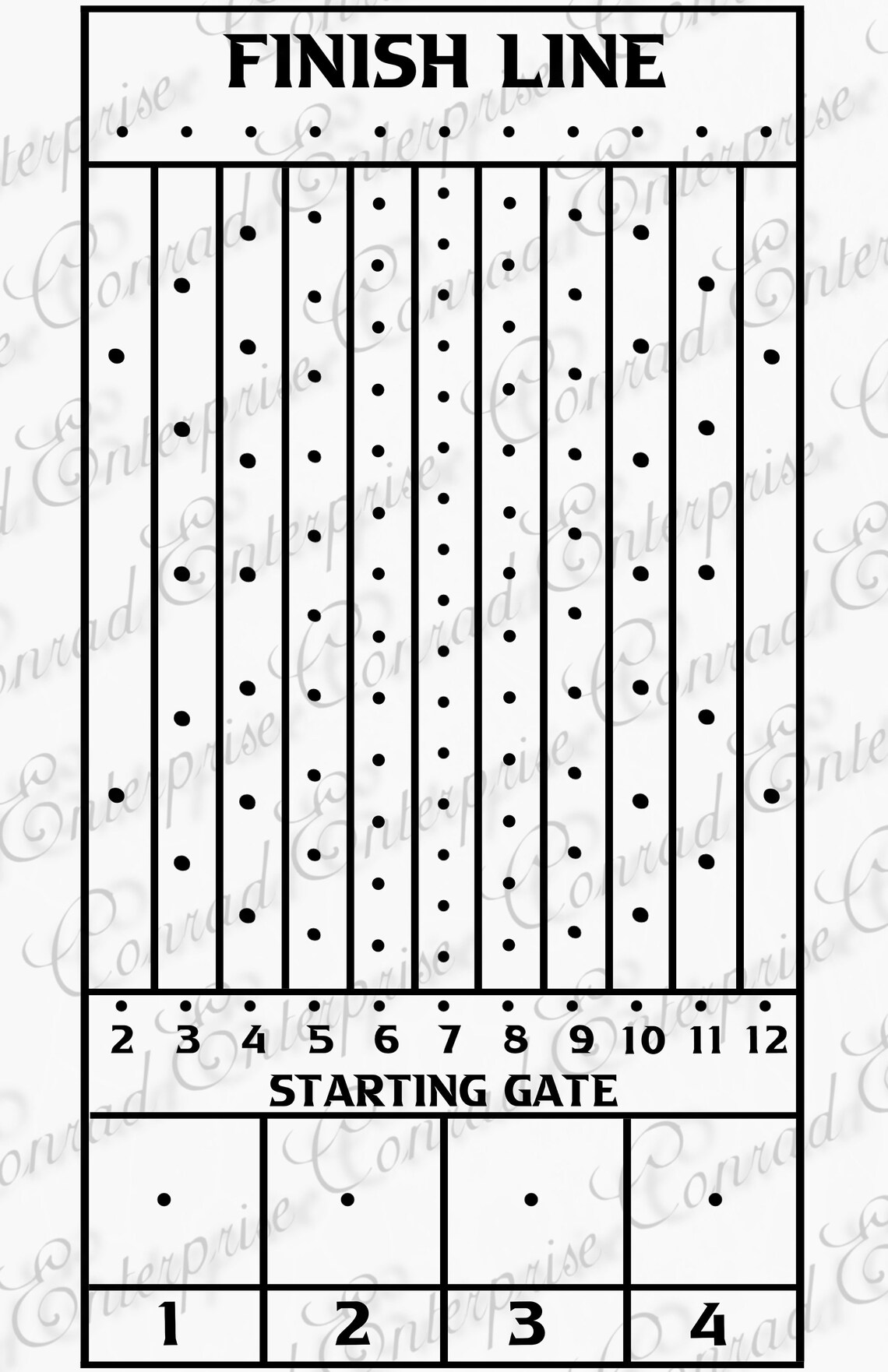 Horse Racing Dice Game Digital Download Etsy