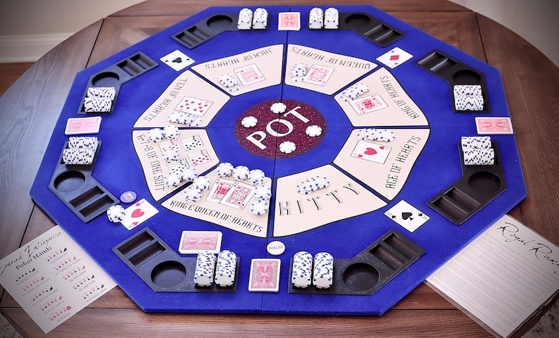Royal Rummy Mat Rummy Royal Board Game Deluxe - Etsy