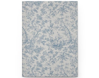 Blue Floral Hardcover Journal