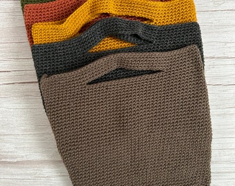 Crocheted Purse, Crocheted Wrist Purse, Crocheted Fall/Autumn Bag/Purse