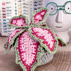 Crocheted Coleus Plant: Colorful Potted Amigurumi Houseplant