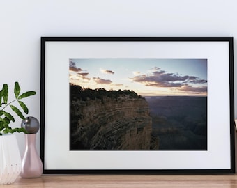 Fotografía del atardecer en el Gran Cañón: Arte del Parque Nacional de Arizona (Descarga digital)