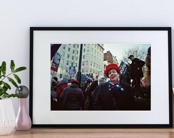 Fotografía de la Marcha de Mujeres en Londres: Arte de protesta y desobediencia civil (Descarga digital)