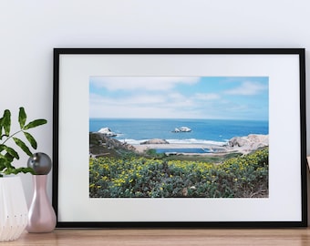 Impresión de Lands End San Francisco: Vista costera del océano (Descarga digital)