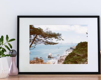 Impresión fotográfica de la película Golden Gate: Vista costera de Lands End (Descarga digital)
