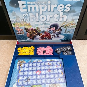 Imperial Settlers: Empires of the North 3D Printed Storage Insert - Fits ALL Expansions!