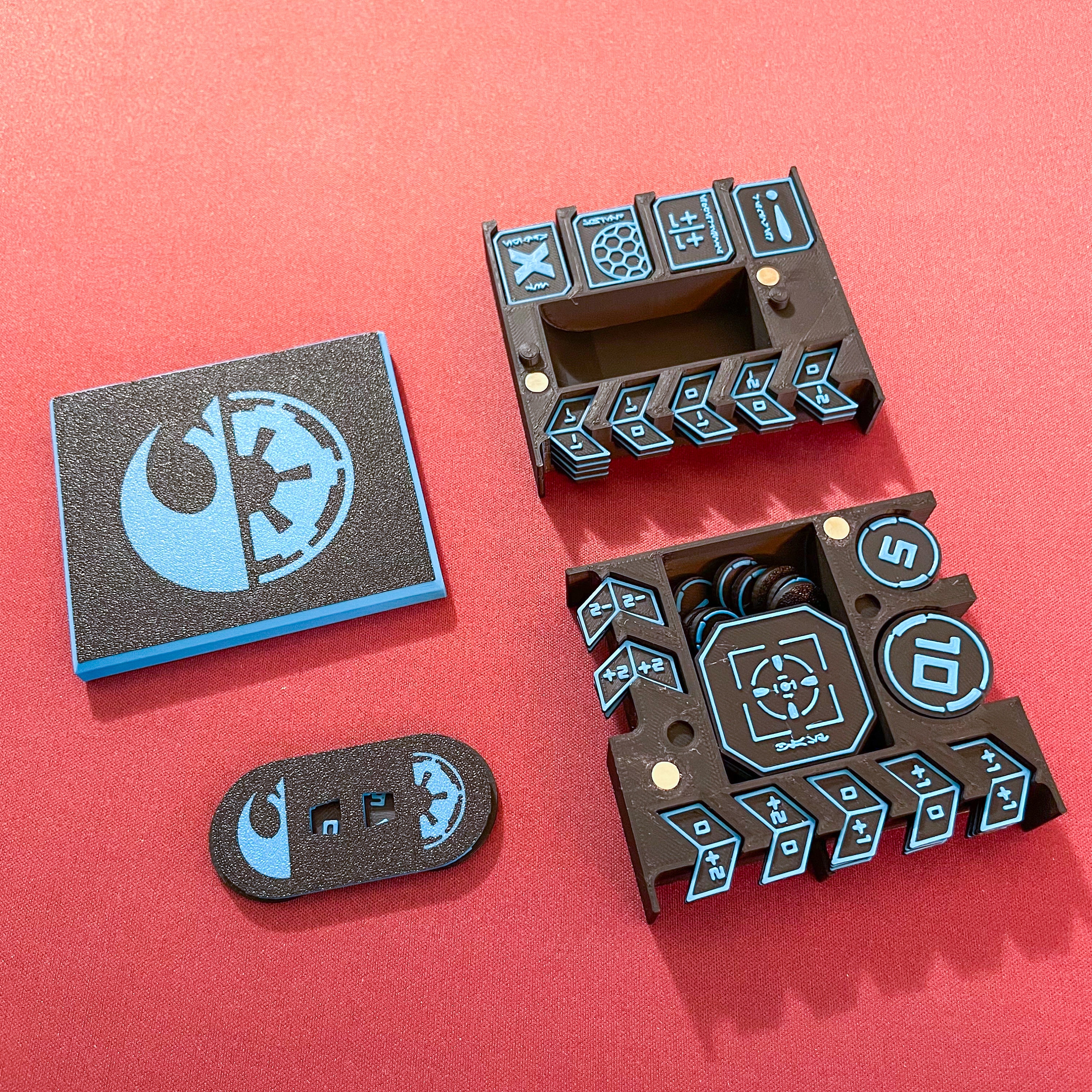Star Wars Unlimited TCG Frosted Acrylic Token Set – Multicolor CCG Counters & Game Tokens 2024