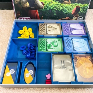 Viticulture World Insert, 3D Printed Organizer, Fits Sleeved Cards