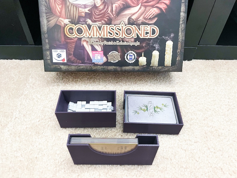 Commissioned Board Game Storage Insert Includes Room for Expansion Etsy