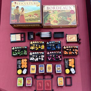 Viticulture Insert for Essentials Edition & Expansions! 3D Printed Organizer Fits Sleeved Cards