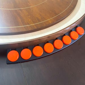 Crokinole Button Tray, 2-Player Setup, Standard Size, 2 Pack