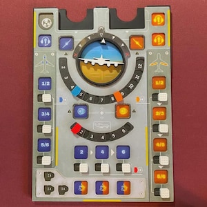Sky Team and Turbulence Expansion Token Upgrade: 3D Printed Switches, Markers, Penguins, & Module Discs - 26 Piece Set!