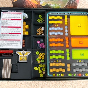 Terraforming Mars: Ares Expedition 3D Printed Storage Insert for BIG BOX Expansion (Discovery - Foundations - Crisis) - Fits Sleeved Cards!