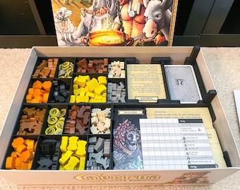 Caverna: The Cave Farmers & Forgotten Folk 3D Printed Storage Insert