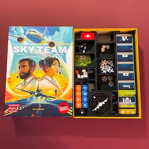 Sky Team & Turbulence Expansion Insert with Optional Token Upgrade Kit - 3D Printed Organizer