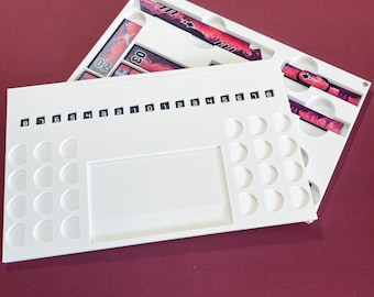 Star Wars Shatterpoint Compatible Force Tray / Struggle Tracker & Stick Tray Bundle - Army Tray, Transport Tray