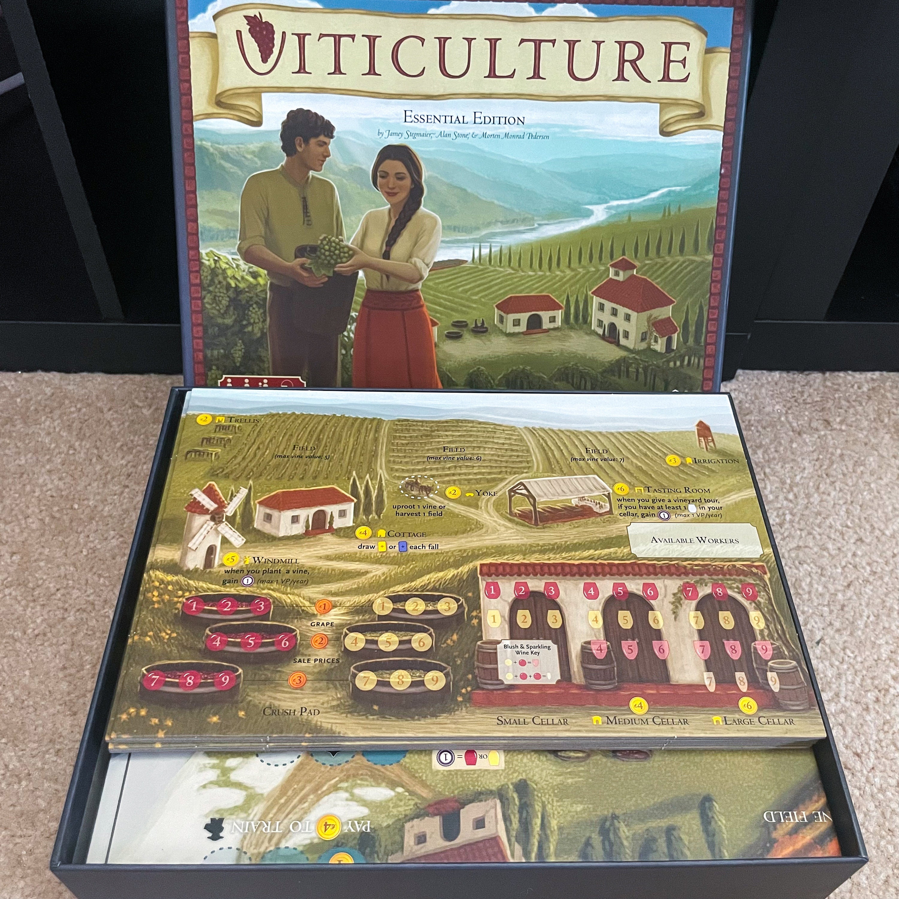 Viticulture Insert for Essentials Edition & Most Expansions! 3D Printed Organizer Fits Sleeved Cards - Etsy Viticulture Insert for Essentials Edition & Most Expansions! 3D Printed Organizer Fits Sleeved Cards - Etsy