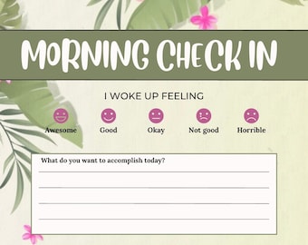 Tropical Mental Health Morning Check-in