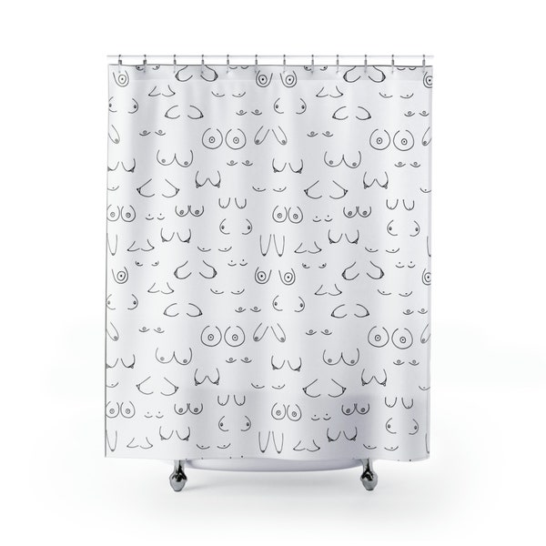Breasts Shower Curtain - Etsy