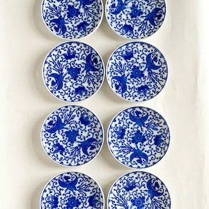 Vintage Japanese Small Plates / Coasters for Appetizers, Desserts