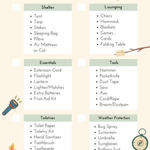 Camping Checklist // What to Pack Camping