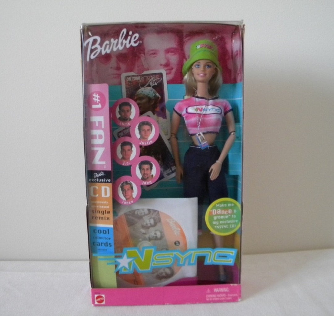 Vintage Barbie Doll 1 Fan NSYNC Collectible Exclusive With CD Etsy