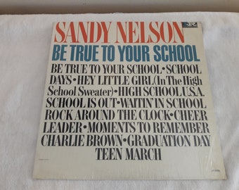 1963 Sandy Nelson "Be True To Your School" Vinyl LP LP-9258