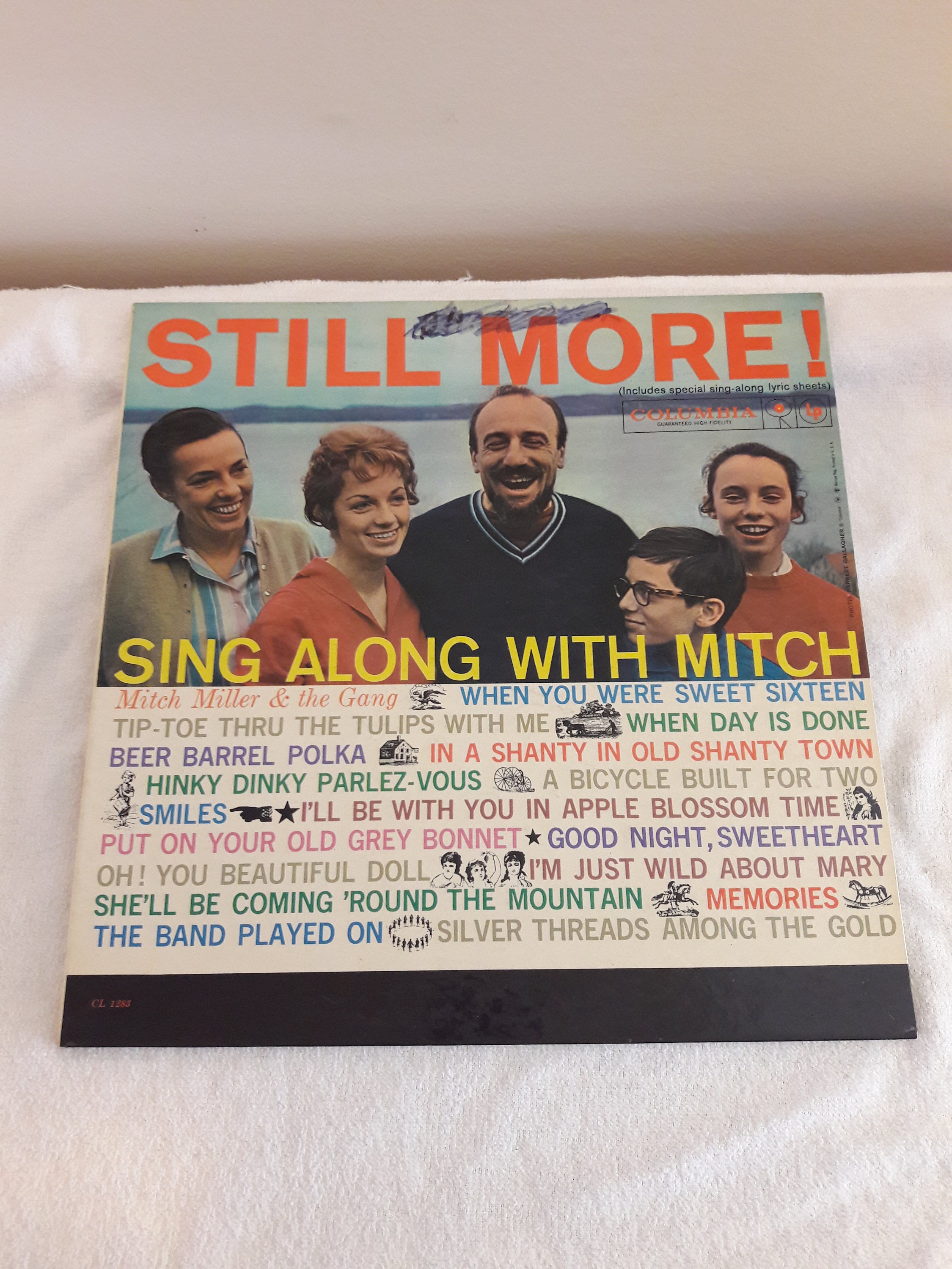 1959 Mitch Miller & The Gang "Still More Sing Along With Mitch" Vinyl Record CL 1283