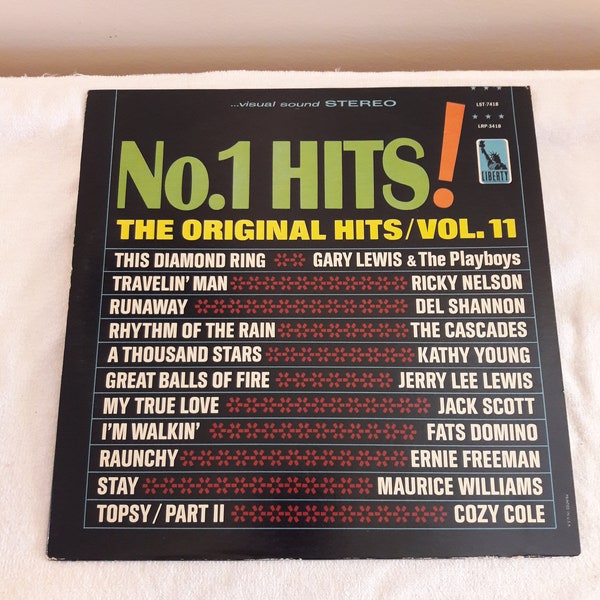 1965 No. 1 Hits! The Original Hits Vol. 11 Vinyl Record LST-7418