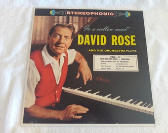 1957 David Rose And His Orchestra "In A Mellow Mood" Vinyl LP AST-219