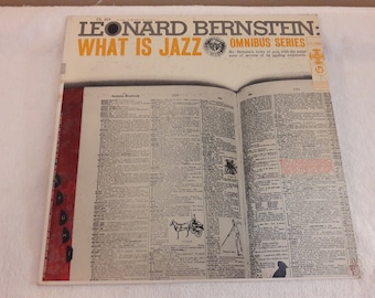 1956 Leonard Bernstein &quot;What Is Jazz&quot; Vinyl Record CL 919