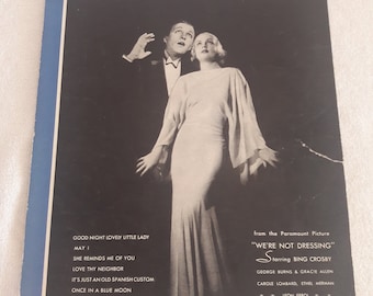 We're Not Dressing (1931) VHS 1994 Bing Crosby Carole Lombard MCA