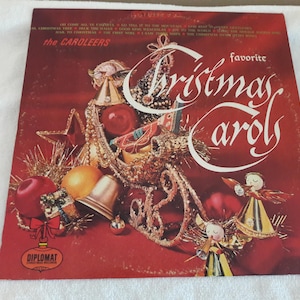 1966 The Caroleers "Favorite Christmas Carols" LP Album SX 1715