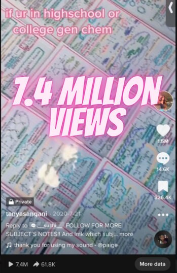 Tiktok Famous Chemistry Notes Digital Download Etsy