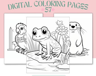 Dibujos para colorear fáciles para niños pequeños.