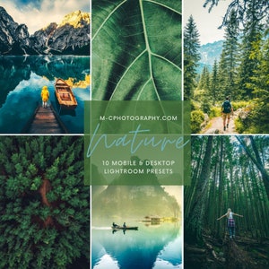 10 Nature Lightroom Presets - Mobile and Desktop