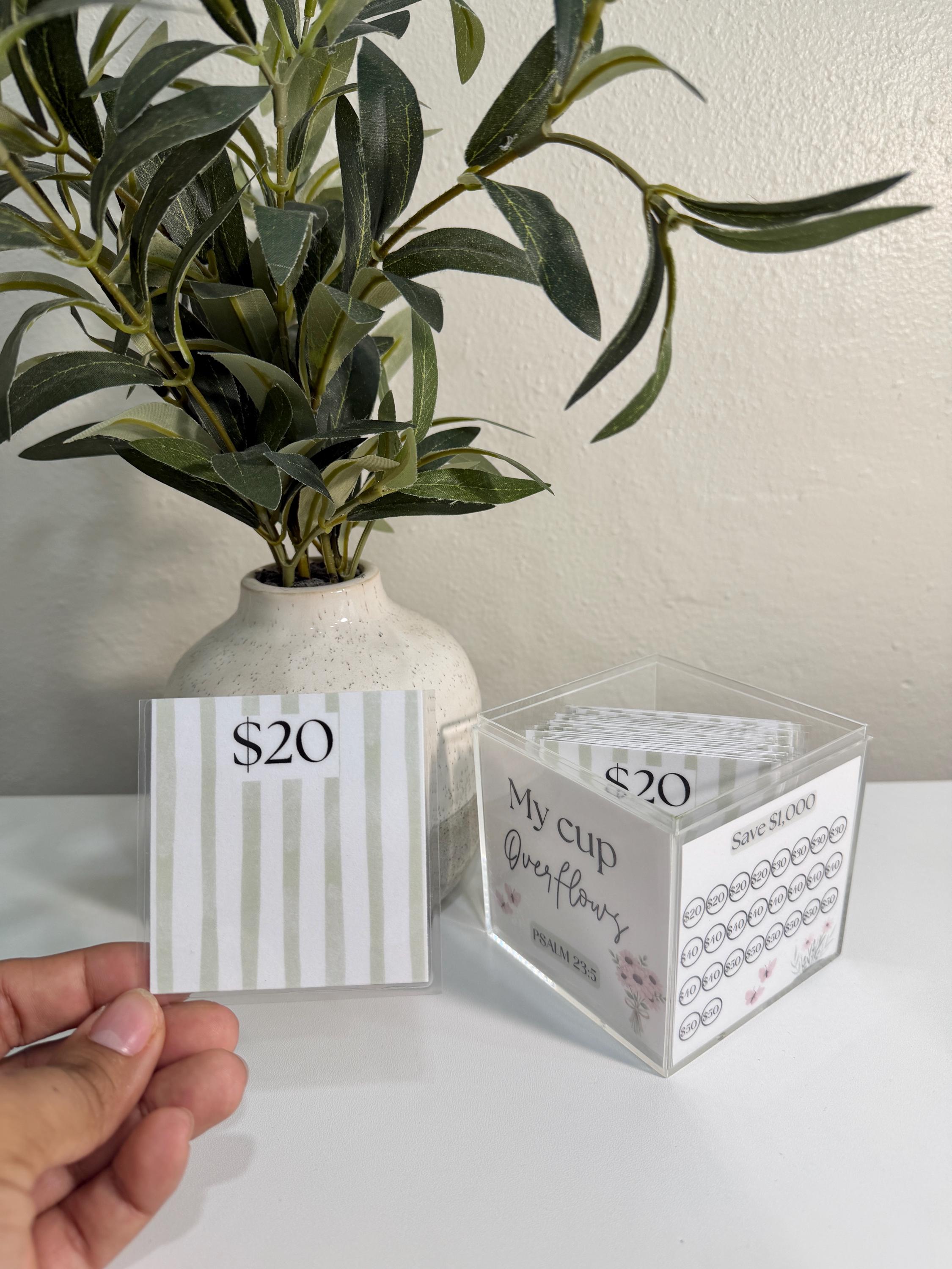 Savings Challenge Acrylic Box - Etsy