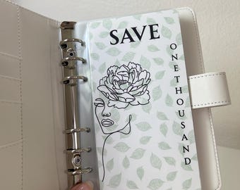 1000 Savings Challenge | A6 Budget Binder | Sinking Funds | Cash Envelopes | Cash Stuffing | Savings Binder | Gifts For Her | Holiday