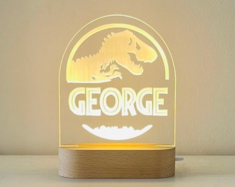 Dinosaur Night Light / Newborn Gift / Nursery Room / Baby Gift / Children Child Bedroom / Jurassic / T-Rex / Dino