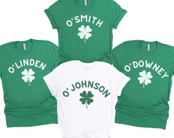 Camiseta personalizada del Día de San Patricio: Divertida camiseta familiar irlandesa