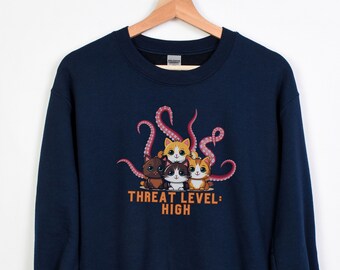 Flerken Cat Sweatshirt: Funny Comic Superhero Kitten Gift